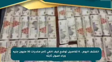 انكشف اليوم.. 6 تفاصيل توضح كيف أخفى تاجر مخدرات 30 مليون جنيه وراء أصول ثابتة
